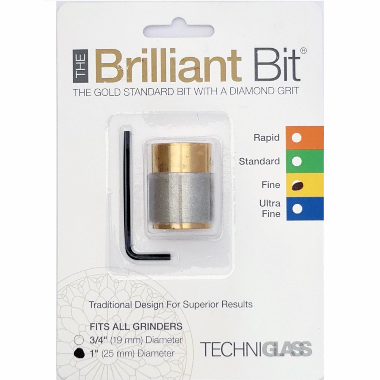 Brilliant Bit Schleifkopf 25mm fein Brilliant Bit Schleifkopf 25mm fein