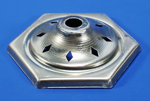 Kappe 6-eck Rauten 4,2cm Kappe 6-eck Rauten 4,2cm