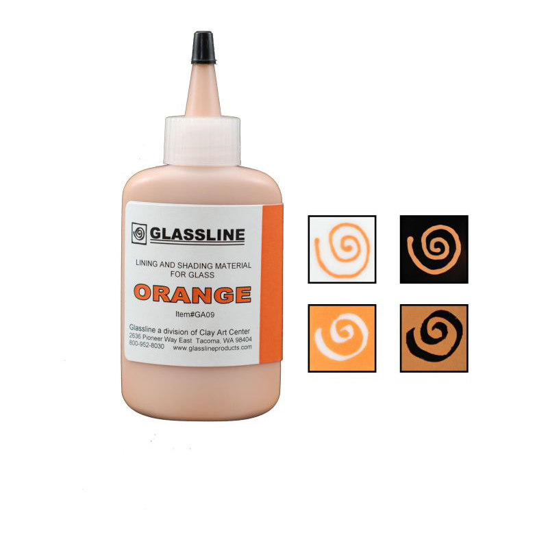 Glassline Farbstift GA09 orange 56g Glassline Farbstift GA09 orange 56g