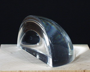 Glasviertelkugel 80mm