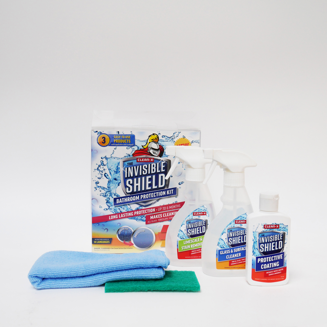 INVISIBLE SHIELD® Bathroom Protection Kit: Clean, Protect, Maintain INVISIBLE SHIELD® Bathroom Protection Kit: Clean, Protect, Maintain