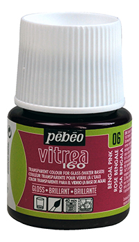 Glasfarbe Pebeo Vitrea160 Bengalrosa 06 Glasfarbe Pebeo Vitrea160 Bengalrosa 06