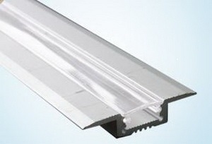 Alu-Profil, WD04, Abdeckung klar od. opal, 2 Meter