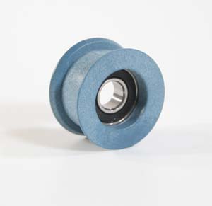 TAURUS 3 + 2 Blue Pulley w. bearing, blue TAURUS 3 + 2 Blue Pulley w. bearing, blue