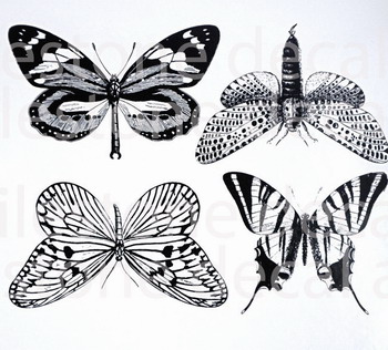 Fusing Decal große Schmetterlinge Fusing Decal große Schmetterlinge