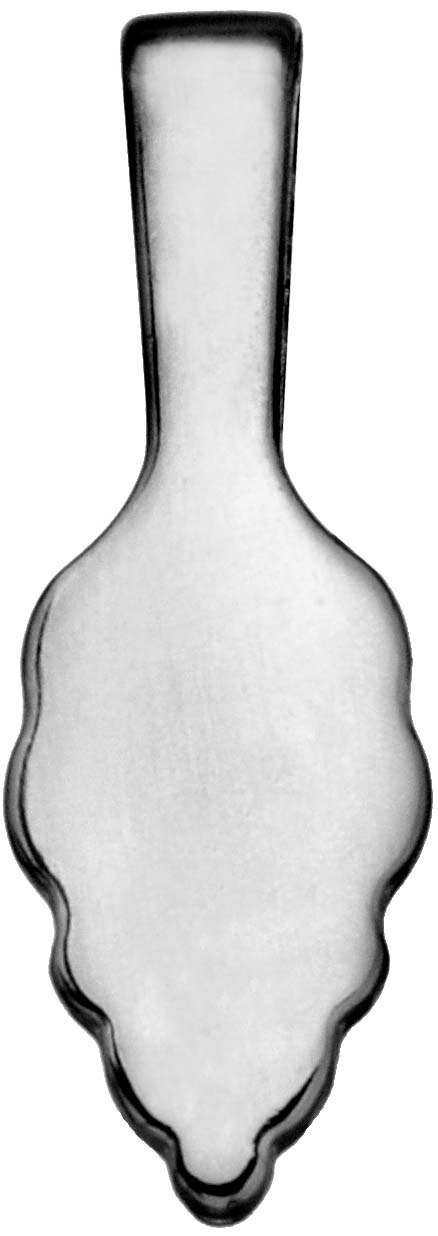 Schmuckhalter versilbert 8x21mm Schmuckhalter versilbert 8x21mm